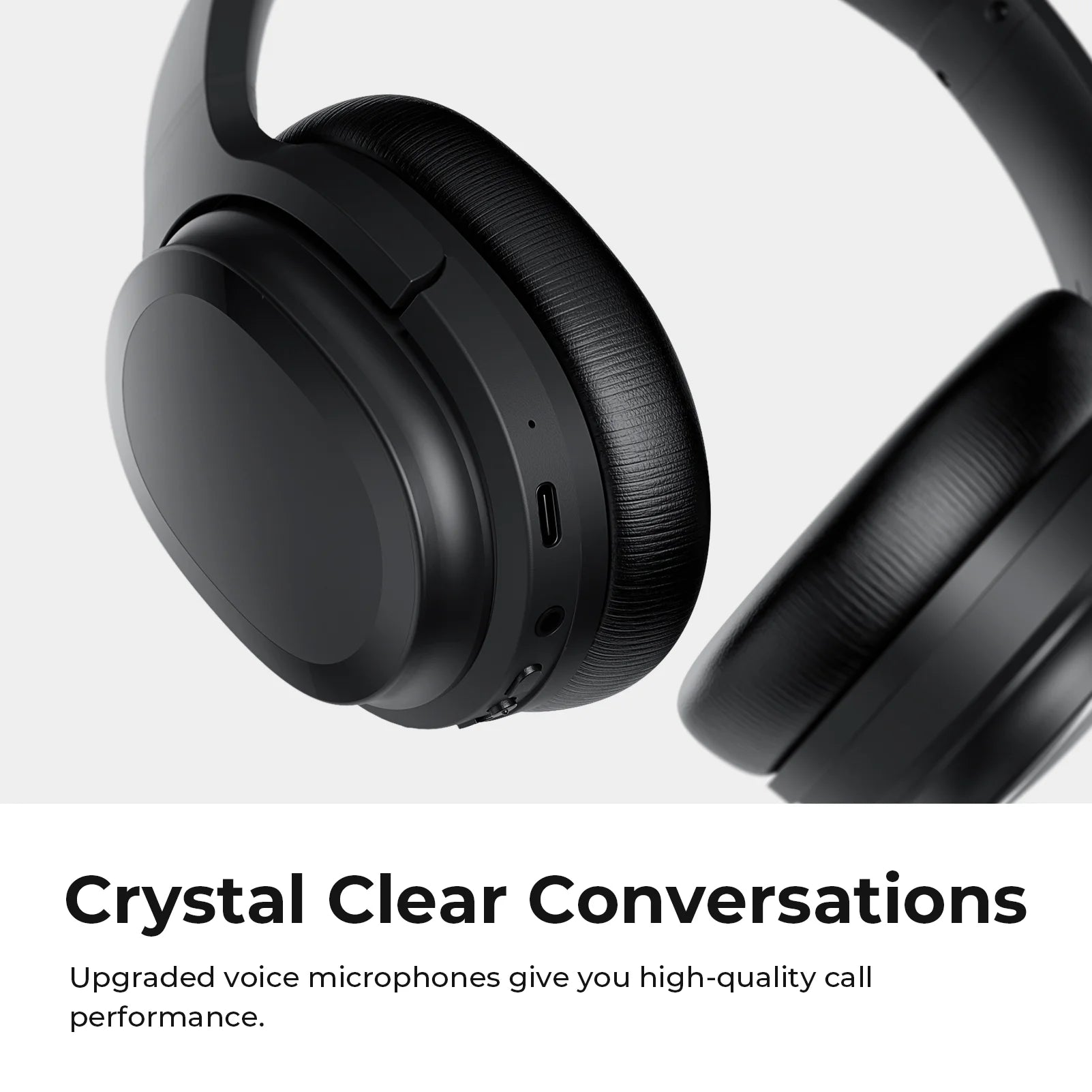 SE7 Active Noise Cancelling Headphones Wireless Bluetooth Headphones over Ear with Mic/Aptx, Comfortable Protein Earpads 30H Playtime, Foldable Headphones for Travel/Work - Dark Green